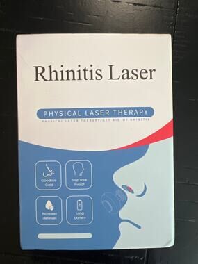 Wireless Nasal Light Therapy Wellness Device for Daily Breathing Comfort NIB